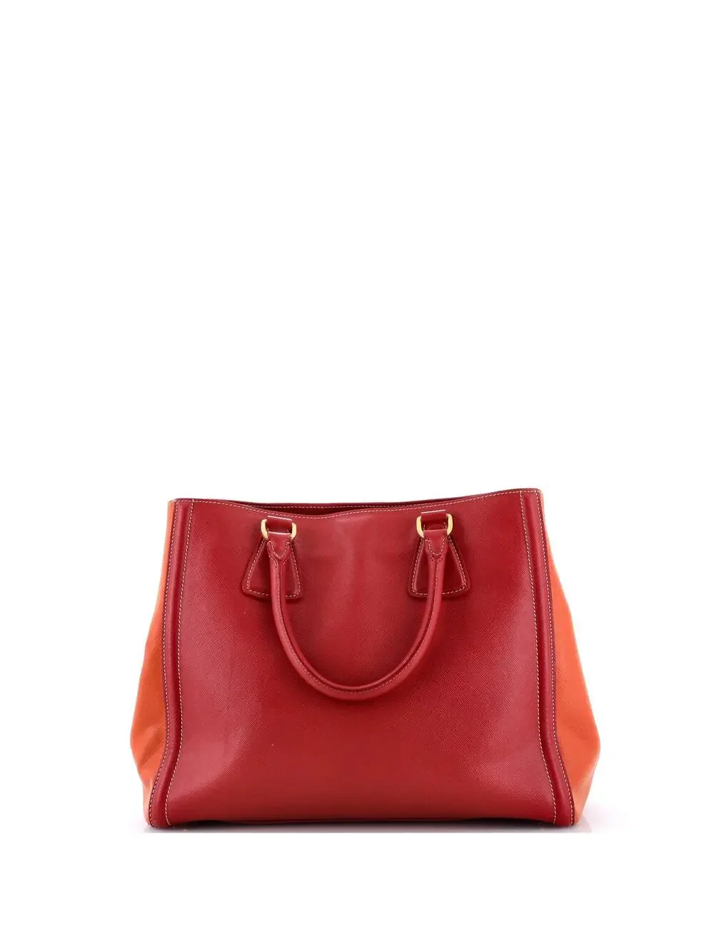 Prada Bicolor Lux Convertible Open Tote #340479P67B